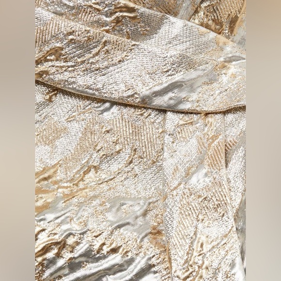 TERI JON BY RICKIE FREEMAN Metallic Jacquard Ball Gown - Picture 3 of 9